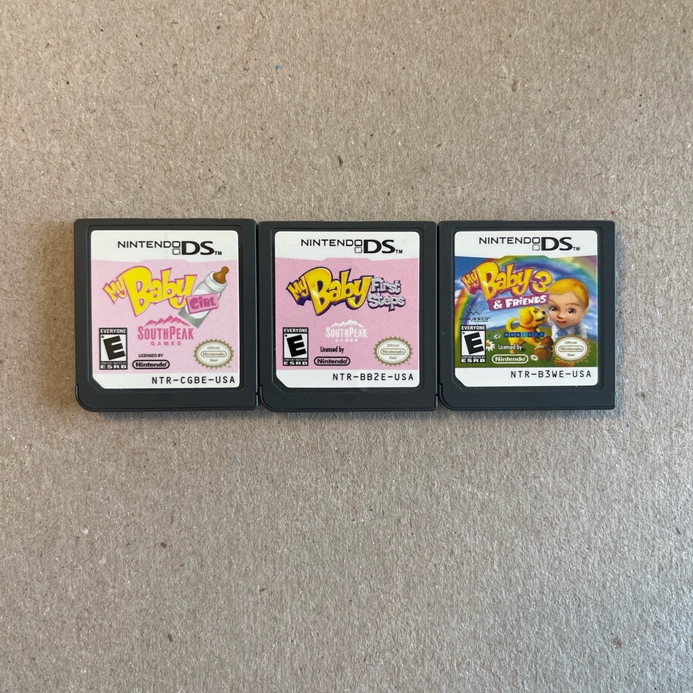 Nintendo DS My Baby Game Trio